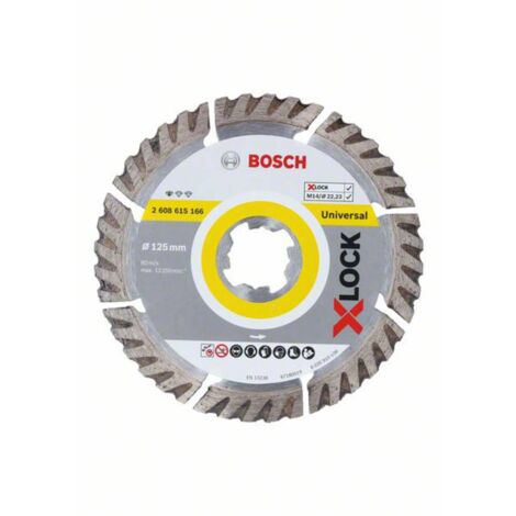 BOSCH Disque diamant X-LOCK 125mm - Standard for Universal