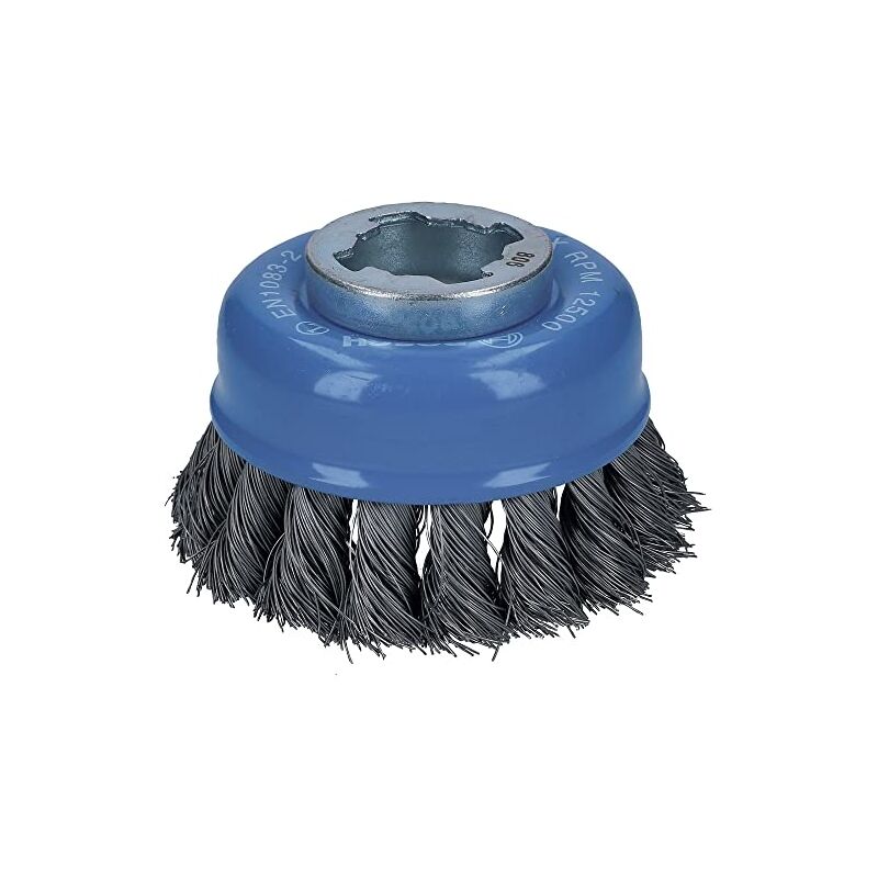 Bosch - professional 2608620726 heavy brosse de casserole en métal et métal ø 75 mm épaisseur de fil 0,35 mm pour ø 125 mm