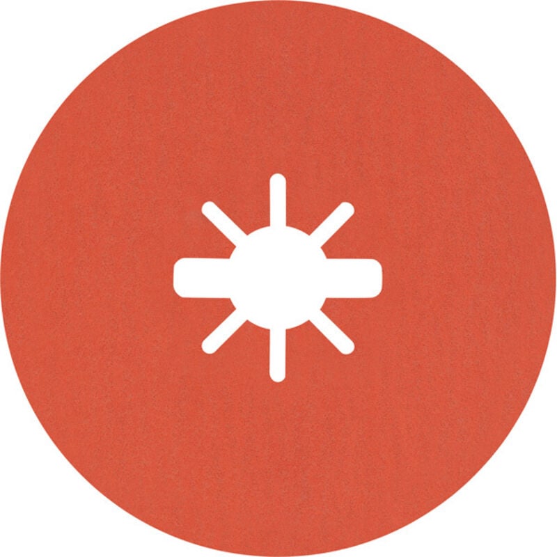 EXPERT R782 Prisma Ceramica Disco in Fibra X-LOCK, 125 mm, 22,23 mm, K 120, 25 pezzi