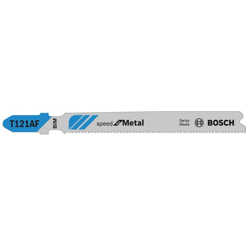 Professional 5x Lame per seghetto alternativo t 121 af Speed for Metal (per Lamiere di acciaio, accessorio Seghetto alternativo) - Bosch