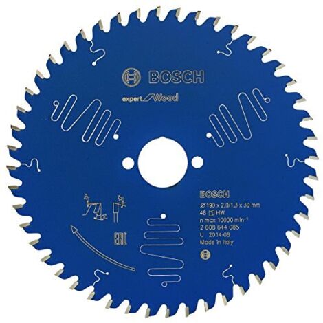 Bosch Accessories 2608644085 - Lama per sega circolare CSB Expert legno: 190x30x48D, Nero