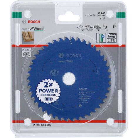 Bosch Accessories 2608644500 Lama circolare 140 x 20 mm Numero di denti: 42 1 pz.