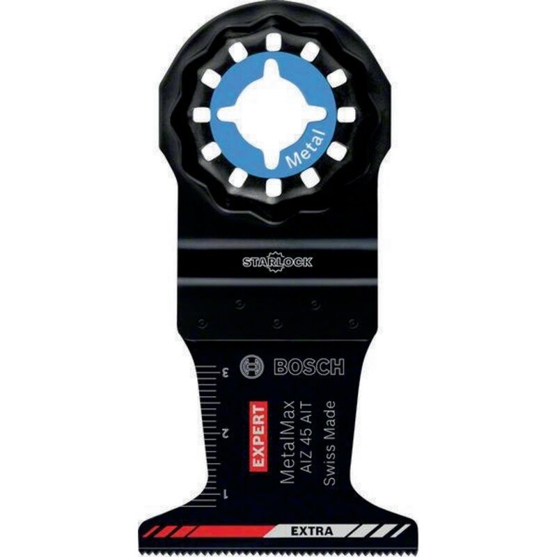Bosch - Professional 1x Expert MetalMax aiz 45 ait lama multiutensile (per acciaio, acciaio inox, larghezza 45 mm, Accessori multiutensile)