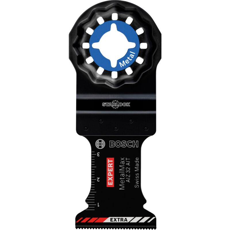 Bosch - expert MetalMax aiz 32 ait lame per utensili multifunzione, 40 x 32 mm, 10 pezzi