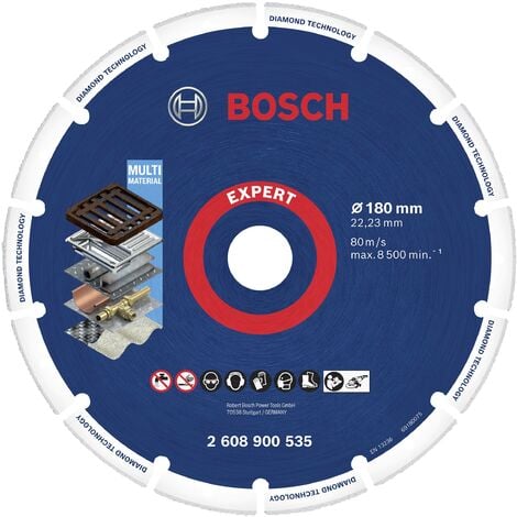 Bosch Accessories 2608900533 X-LOCK Disque à tronçonner diamanté Diamètre 125 cm Ø de perçage 22.23 mm métal 1 pc(s)