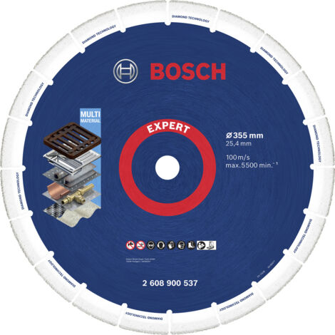 Bosch Accessories 2608900537 M14 Diamanttrennscheibe Durchmesser 355 mm Bohrungs-Ø 25.4 mm  1 St.