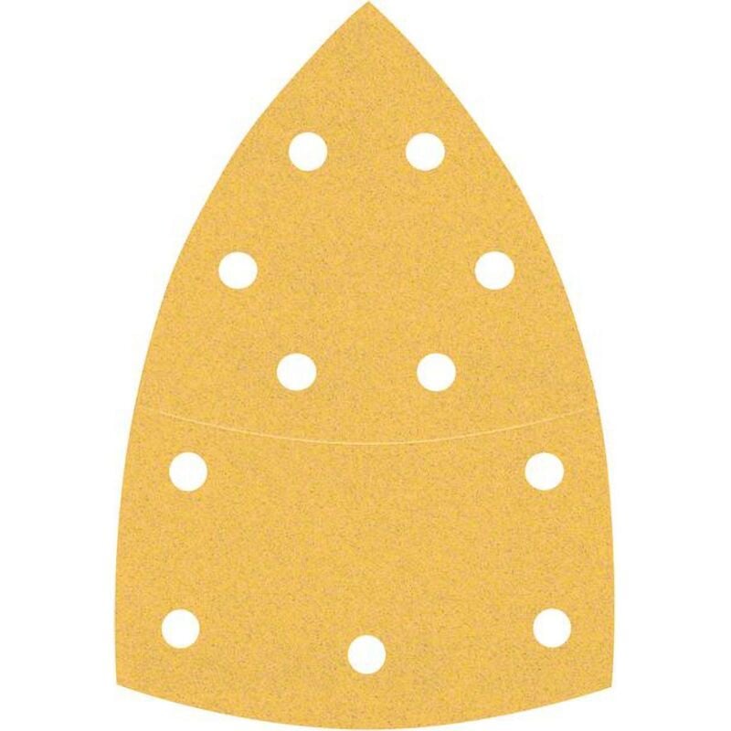 Bosch - Accessories 2608901649 Papier abrasif pour ponceuse multifonction Grain 120 (l x l) 93 mm x 102 mm 50 pc(s)