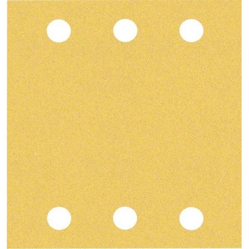 Bosch - accessories 2608901657 papier abrasif pour ponceuse vibrante grain 120 (l x l) 107 mm x 115 mm 50 pc(s)