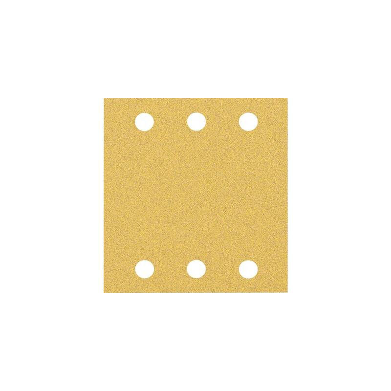Bosch - accessories 2608901668 papier abrasif pour ponceuse vibrante grain 60, 120, 180 (l x l) 107 mm x 115 mm 1 set