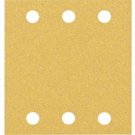 Bosch Accessories 2608901668 Schleifpapier für Schwingschleifer Grana Num. 60, 120, 180 (L x L) 107 mm x 115 mm 10