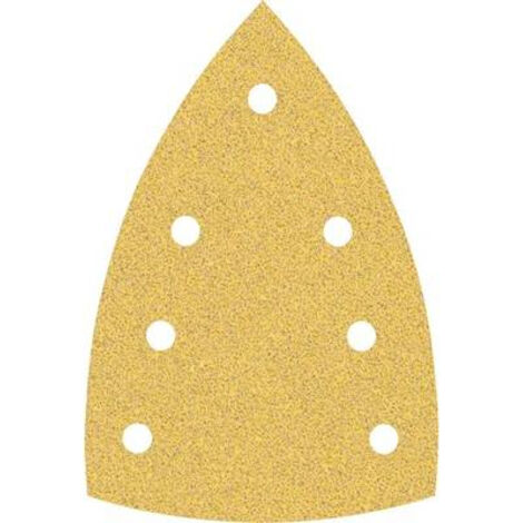 Bosch – Jeu de feuilles abrasives 100x150mm – Lot de 10 – Grain 60/120/180 – Fixation auto-agrippante – Pour ponçage bois dur – 2608901675