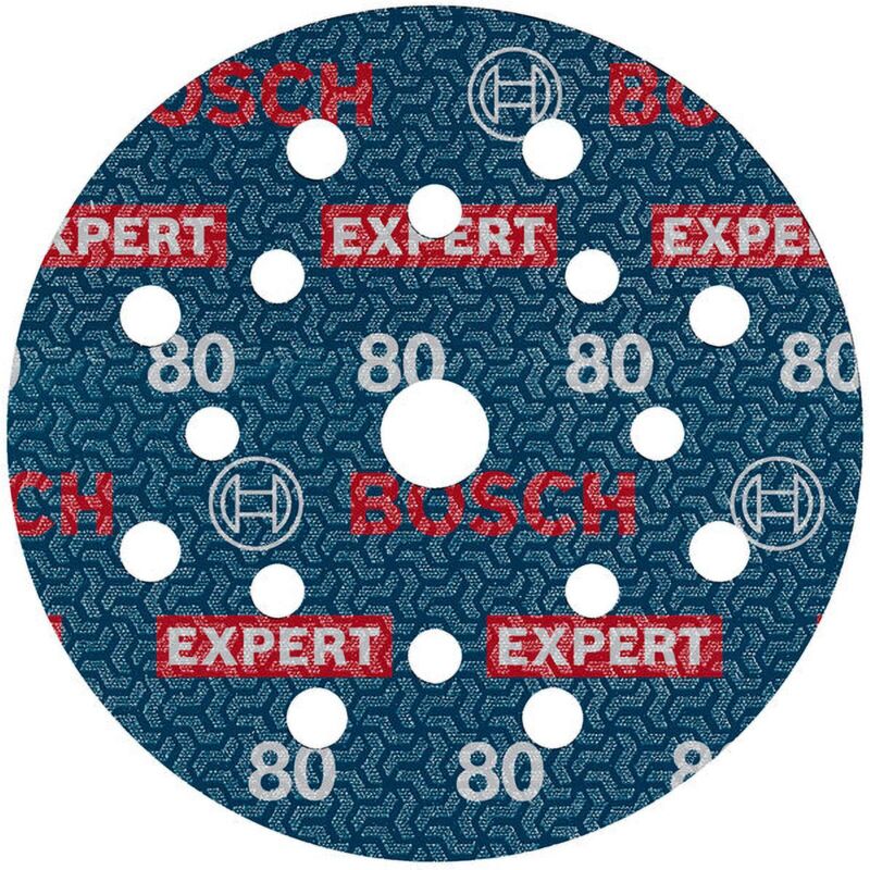 Expert O780 Disque pour feuilles abrasives 125 mm K80 50 pièces - 2608902417 - Bosch