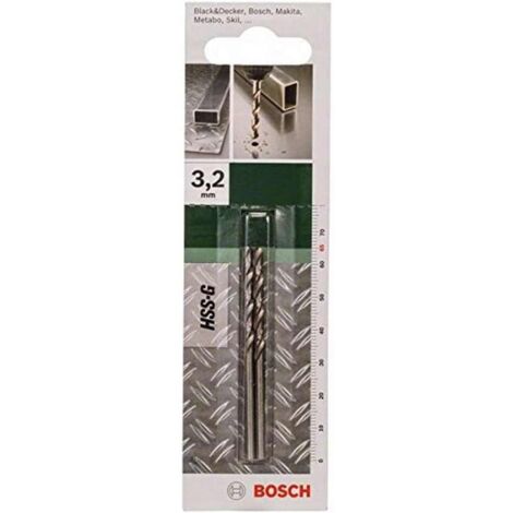 Bosch Accessories 2609255039 HSS Metall-Spiralbohrer 3.2 mm Gesamtlänge 65 mm geschliffen DIN 338 Z