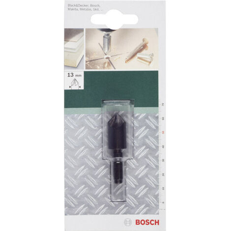 Bosch Accessories  2609255126 Kegelsenker  13 mm Werkzeugstahl  1/4" (6.3 mm) 1 St.