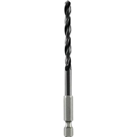 Bosch Accessories 2609255142 HSS Foret pour le métal 5 mm laminé au rouleau 1/4" (6,3 mm) 1 pc(s) Q067251