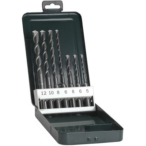 Bosch Accessories  2609255543  Hammerbohrer-Set 7teilig 5 mm, 6 mm, 6 mm, 8 mm, 8 mm, 10 mm, 12 mm