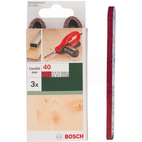 Bosch Accessories 2609256237 Schleifband Körnung (num) 40 (L x B) 455 mm x 13 mm 3 St.