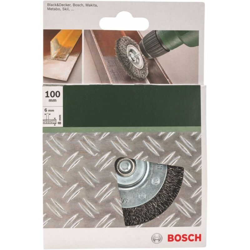 Spazzola a disco filo ondulato d. 100MM - Bosch