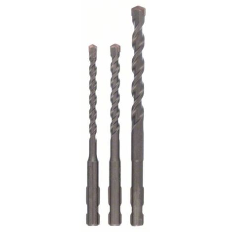 Bosch Accessories 2609256908 Set de 3 forets à béton SDS-Quick pour  Perforateur UNEO Diamètre 5-6-8 mm