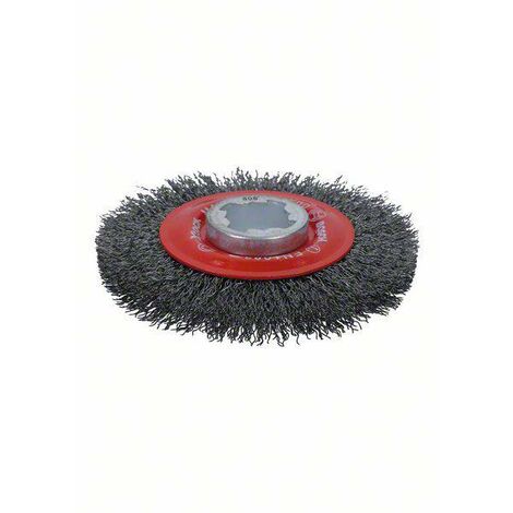 Bosch Accessories Brosse circulaire à fils ondulés Clean for Metal X-LOCK, 115 mm, 0,3 mm 2608620732
