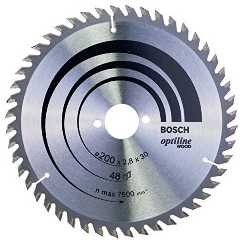 Bosch - 2 608 640 620 - Lama de Optiline Wood sega circolare - 200 x 30 x 2,8 mm, 48 (confezione de 1)