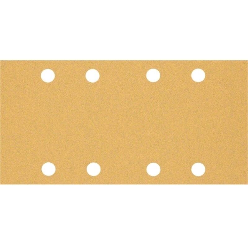 Accessori Professional 50x Expert C470 carta abrasiva con 8 fori (per legno duro, vernice su legno, 93x186 mm, grana 80, levigatrice orbitale) - Bosch
