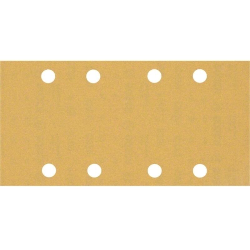 Professional 50x Expert C470 con 8 fori (per legno duro, vernice su legno, 93x186 mm, 120 grana, accessori per levigatrice orbitale) - Bosch