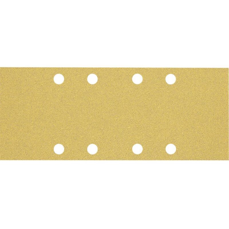 Professional 10x Carte abrasive Expert C470 con 8 fori (per Legno duro, Vernice su legno, 93x230 mm, Grana 60, accessorio Levigatrice orbitale)