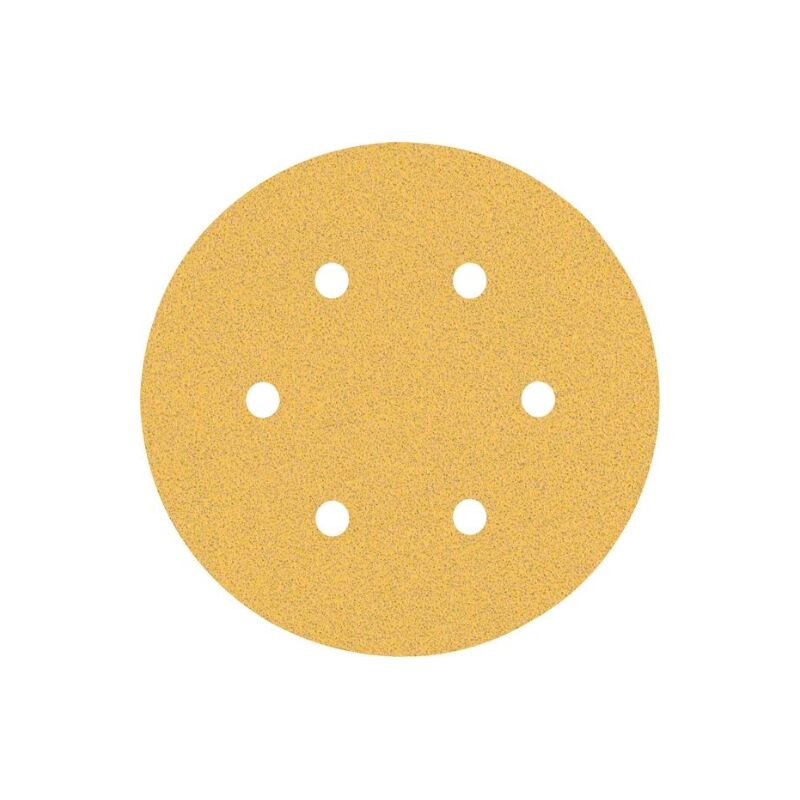 Professional 50x Expert C470 con 6 fori (per legno duro, vernice su legno, ø 150 mm, grana 80, Accessori Levigatrice eccentrica) - Bosch