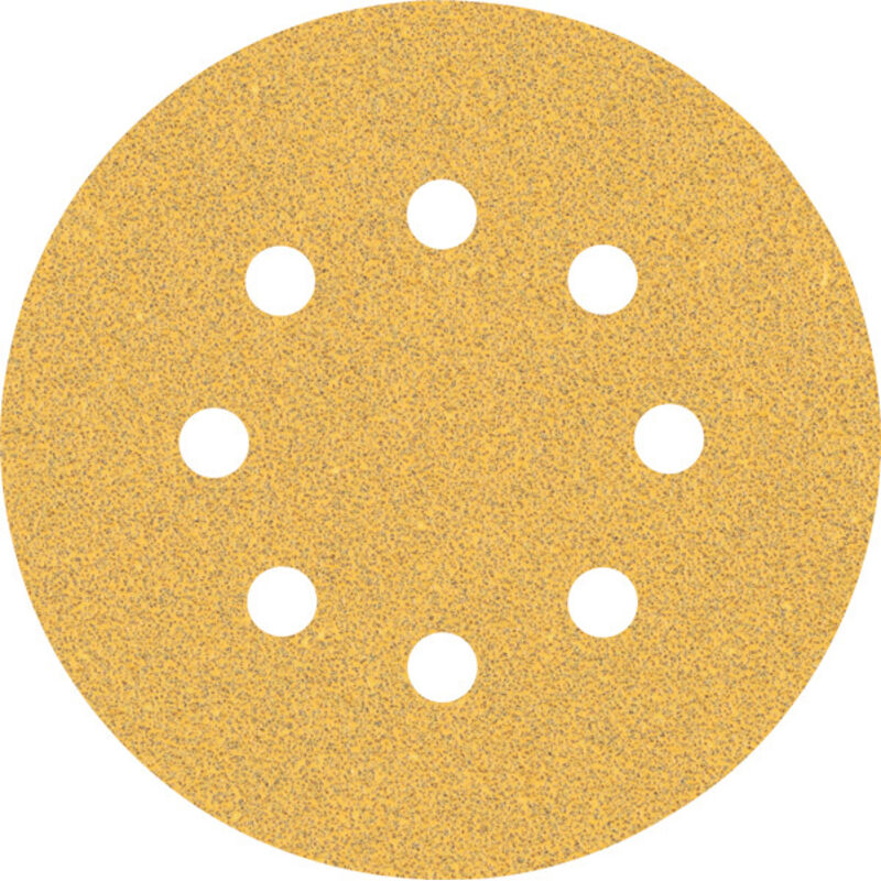 Professional 50x Expert C470 carta abrasiva a 8 fori (per legno duro, vernice su legno, ø 125 mm, grana 60, accessori Levigatrice eccentrica) - Bosch