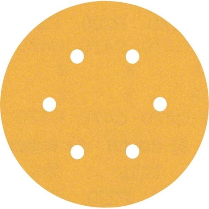 Accessori 50x Expert C470 carta abrasiva con 6 fori (per legno duro, vernice su legno, ø 150 mm, grana 220, levigatura eccentrica) - Bosch