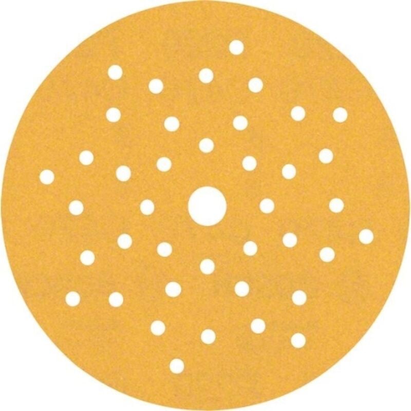 Carta abrasiva MULTI-fori EXPERT C470, per levigatrici orbitale, 125 mm, grana K 220, confezione da 50 pezzi