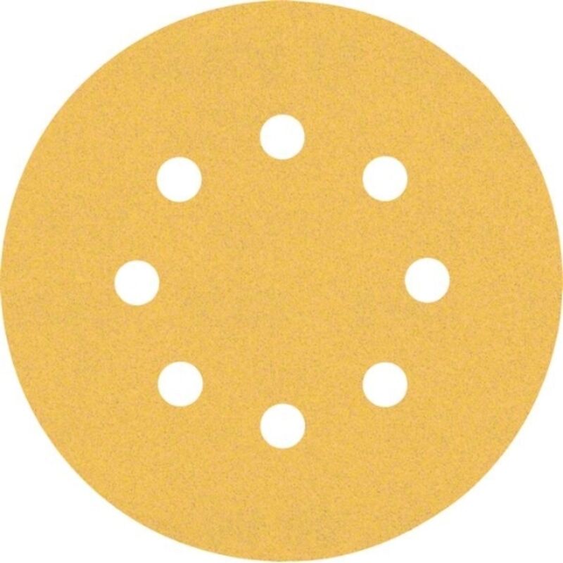 Professional 50x Expert C470 con 8 fori (per legno duro, vernice su legno, ø 125 mm, grana 120, accessori per levigatura eccentrica) - Bosch