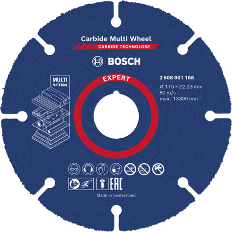Bosch Accessories EXPERT Carbide Multi Wheel 2608901188 Trennscheibe gerade 115 mm 1 St.