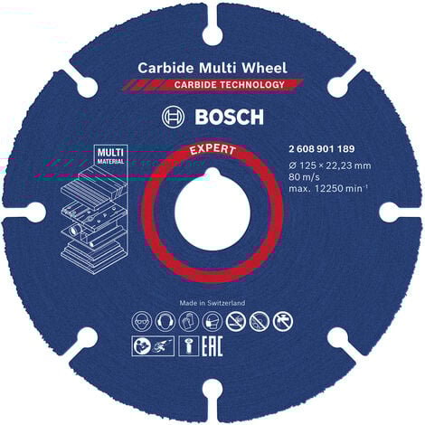BOSCH Accessories EXPERT Carbide Multi Wheel 2608901189 Trennscheibe gerade 125 mm 1 St.