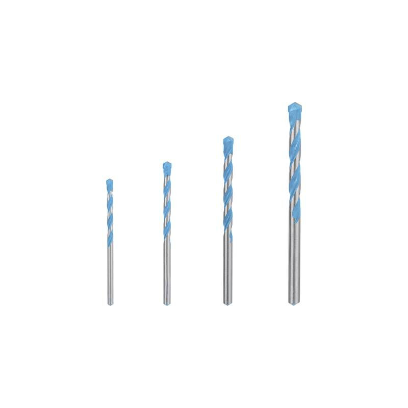 Bosch - accessories expert CYL-9 multiconstruction 2608900649 jeu de forets polyvalents 4 pièces 4 mm, 5 mm, 6 mm, 8 mm tige cylin