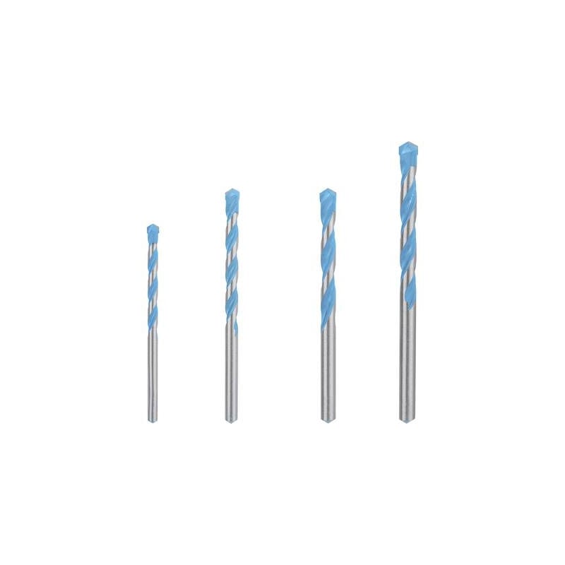 Bosch - accessories expert CYL-9 multiconstruction 2608900646 jeu de forets polyvalents 4 pièces 5.5 mm, 6 mm, 7 mm, 8 mm tige cyl