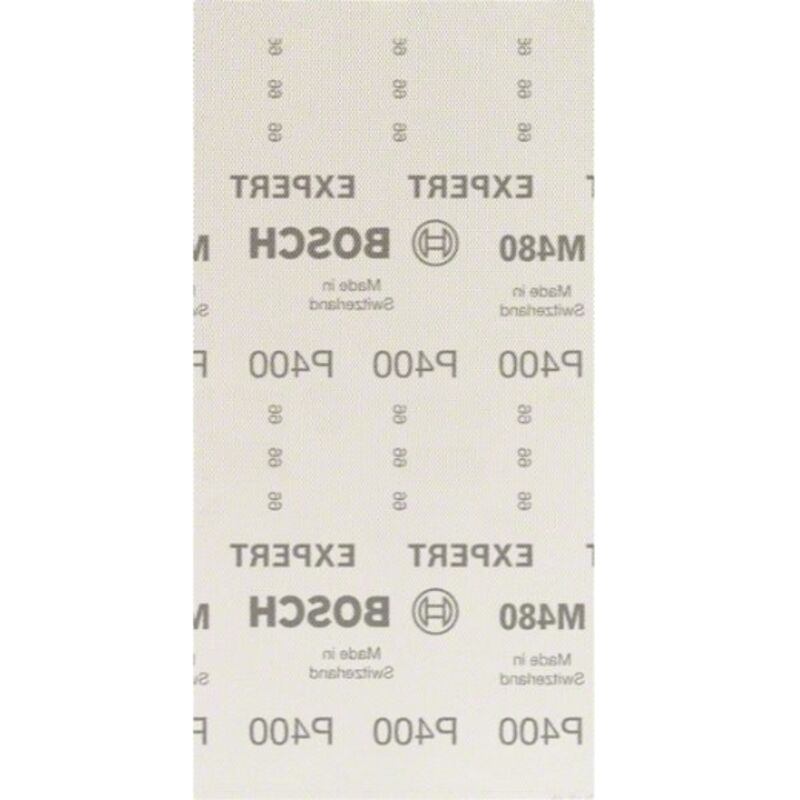 Professional 10x Expert M480 carta abrasiva (per legno duro, vernice su legno, 93x186 mm, 400 grana, accessori per levigatrice orbitale) - Bosch