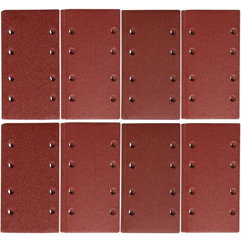 Papier Ponce 80 Grains Abrasifs Bosch Pour Ponceuse Orbitale | Grain 80 | 93x186mm | Lot De 10 | Ponçage Bois Et Peinture Grain 80 Orbital