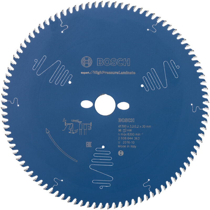 Lama da sega circolare Expert per laminato ad alta pressione, 300 x 30 x 3,2 mm, 96