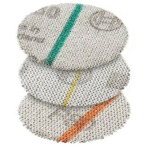Bosch – Feuille abrasive 2608621718 – Set de 3 grains K80/K180/K320 – Pour ponçage bois, peinture et crépi – Compatible EasyCurveSander 12