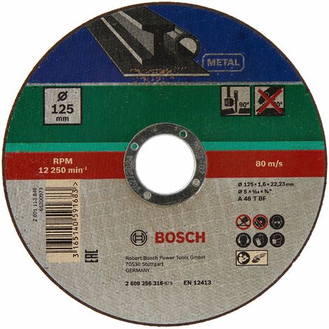 Bosch Accessories Standard for Metal 2608619778 Disco abrasivo 180 mm 1 pz.  Metallo