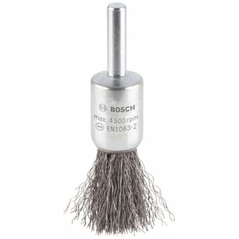 Bosch Accessories Pinselbürste, gewellt, 0,2 mm, 15 mm, 4500 U/ min  Schaft-Ø 6 mm 2608622114 1 St.