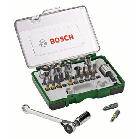 Bosch Accessories Promoline Jeu de clés à douille métrique 1/4 (6.3 mm) 27 pièces 2607017160