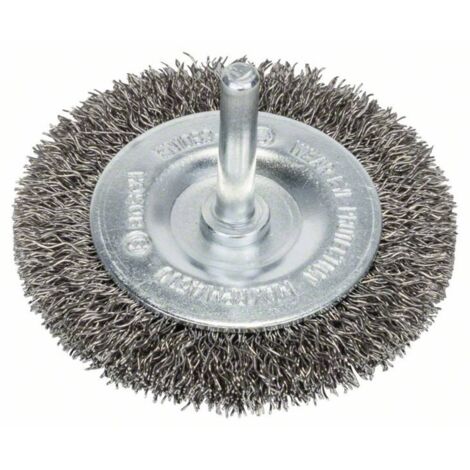 Bosch Accessories Spazzola a disco - filo ondulato - 70 mm, 0,3 mm, 10 mm Ø gambo 6 mm 2608622121 1 pz.
