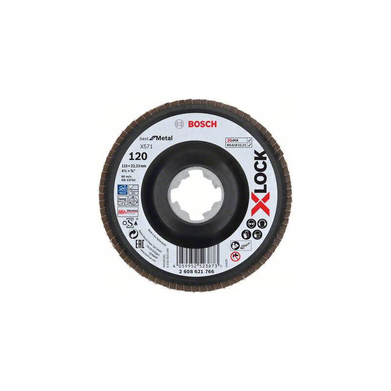 Bosch - accessories 2608621766 x-lock disque segmenté diamètre 115 mm 1 pc(s)