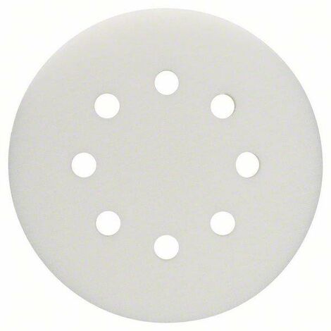 Bosch – Adaptateur perforé pour ponceuse GEX 125/150 – 125 mm – Système auto agrippant – 8 trous pour ponçage lisse - GEX 125 ET