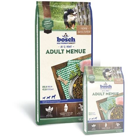 BOSCH Adult Menue - nourriture sèche pour chien - 15 kg