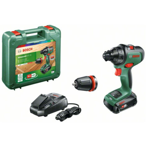 BOSCH AdvancedDrill 18 Bohrschrauber + 1 2,5 Ah Akkuladegerät - 06039B5005