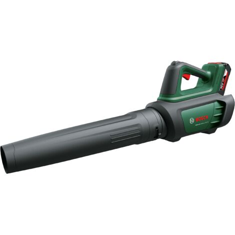 Bosch – Souffleur à batterie 36V avec batterie 2.0Ah – Vitesse d'air 200 km/h – Moteur brushless – Léger 5.52 kg pour nettoyage efficace - 36V-750